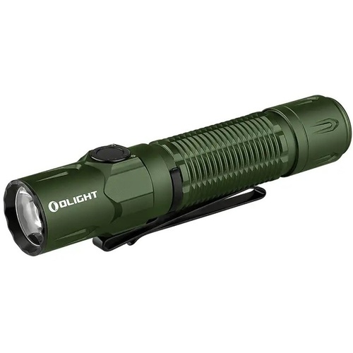 Olight Warrior 3S V2, 2300 Lumen Rechargeable Tactical LED Flashlight (OD Green)