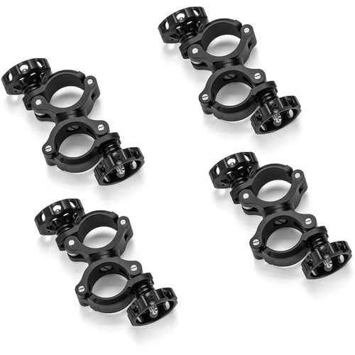 Tilta Adjustable Speed Rail Mounting Clamp, 4-Pack, (Black)