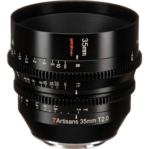 7Artisans 35mm T2.0 Spectrum Cine Lens (E Mount)
