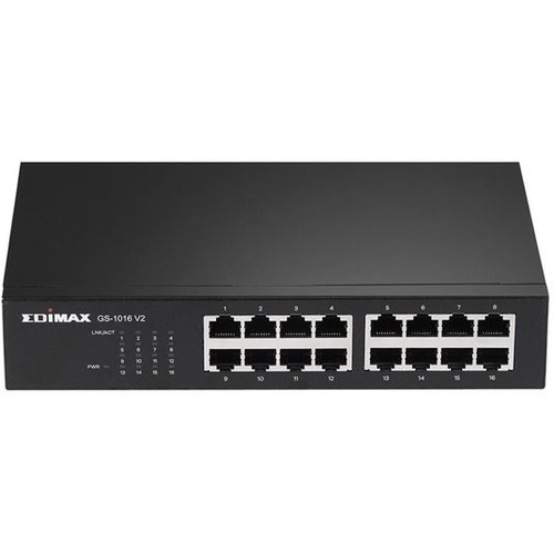 Edimax 16 Port 10/100/1000 Gigabit Rack-mount Unmanaged Switch