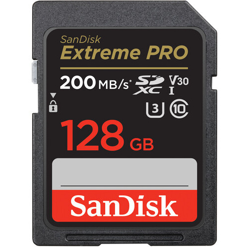 SanDisk Extreme PRO UHS-I SDXC Memory Card (128GB)