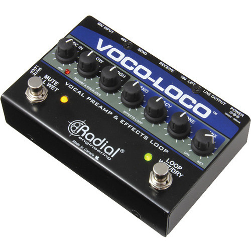 Radial VOCO-LOCO - Effects Switcher for Voice or Instrument