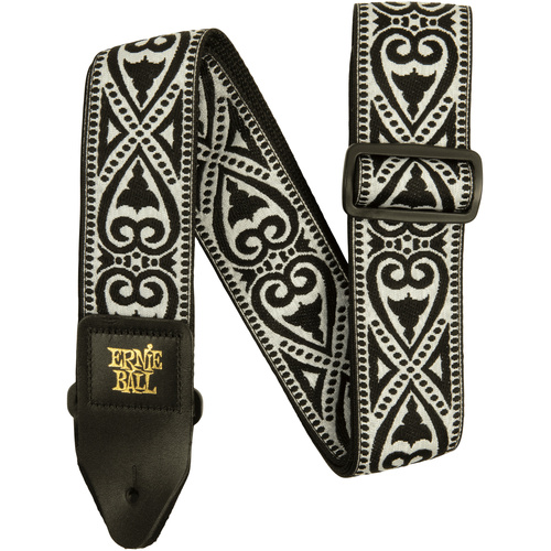 Ernie Ball Jacquard Strap - Black Heart