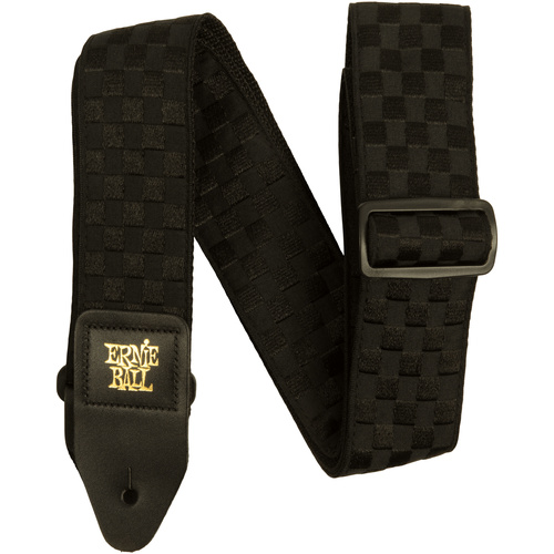 Ernie Ball Jacquard Strap - Black Checkers