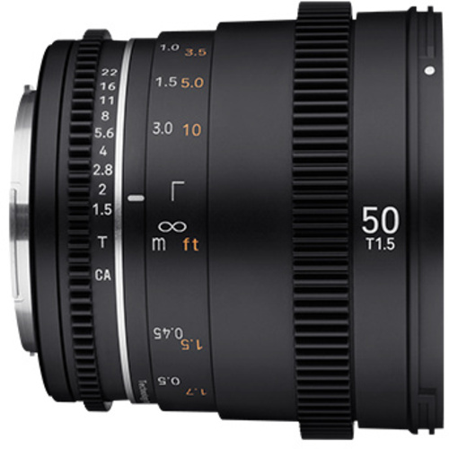 Samyang 50mm T1.5 MK2 VDSLR Lens (RF-Mount)