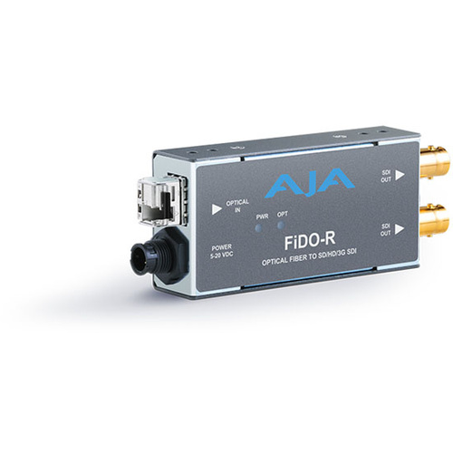 AJA openGear 1-Channel Multi-Mode LC Fiber to 3G-SDI Receiver