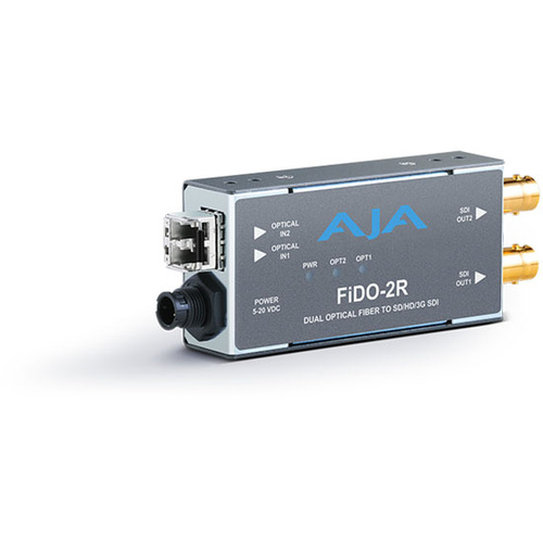 AJA openGear 2-Channel Multi-Mode LC Fiber to 3G-SDI Receiver