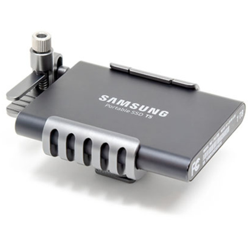 Kondor Blue T5/T7 Samsung SSD Holder for Blackmagic Pocket Cine Camera & Z Cam Cages (Space Grey)