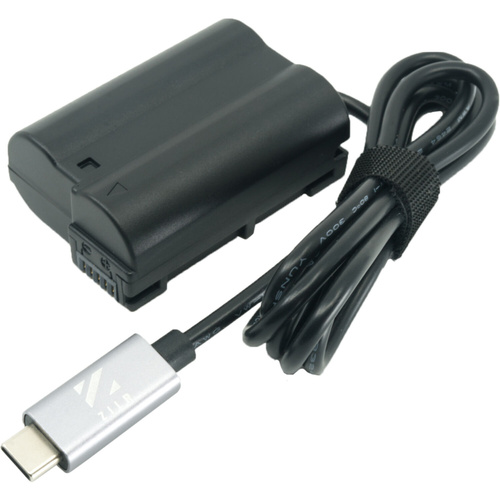 ZILR USB Type-C to Nikon EN-EL15 Dummy Battery Cable