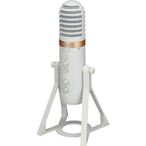 Yamaha AG01 Live Streaming USB Microphone (White)