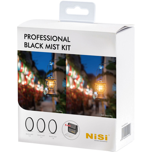 NiSi 95mm Professional Black Mist Kit with 1/2, 1/4, 1/8 and Case