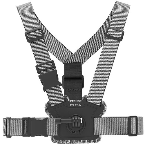 TELESIN Dual-Mount Chest Strap for GoPro/DJI/Action Cameras