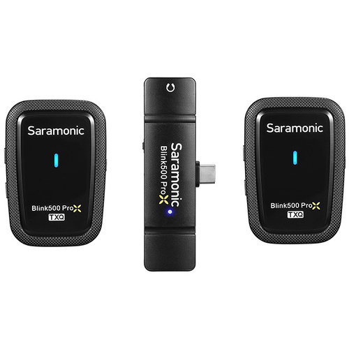 Saramonic Blink500 ProX Q6 2.4GHz Dual-Channel Wireless Microphone System (2TX, USB-C)