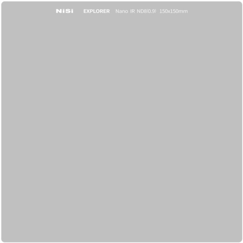 NiSi Explorer Collection 150 x 150mm ND8 Nano IR 0.9 ND Filter (3-Stp)