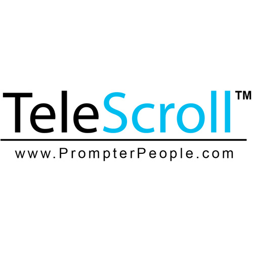 Prompter People Telescroll Live-streaming and Professional Teleprompter Software (Download)