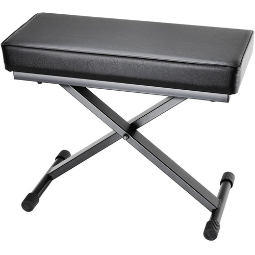 Adam Hall Folding Keyboard Bench With Extra Thick Padding