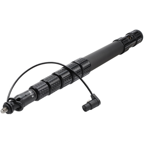 K-Tek KP6CCR 1.8m KlassicPro Graphite 6-Section Boompole with Internal XLR Coiled Cable, Side Exit