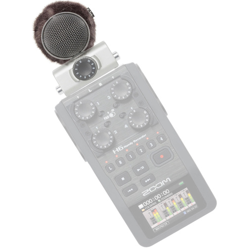 K-Tek Microphone Windscreen Topper for Zoom H6 with MS Capsule