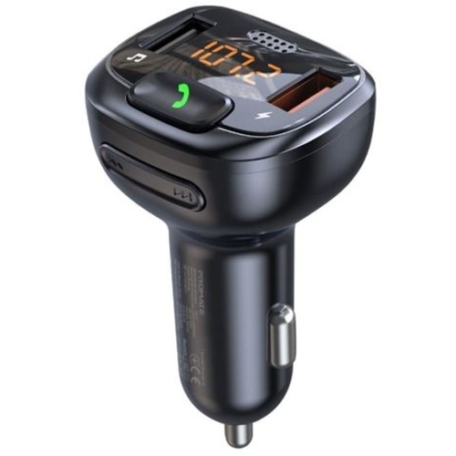 Promate Wireless In-Car FM Transmitter with Handsfree & QC3.0