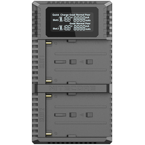 Nitecore USN3 Pro USB Charger for Sony NP-F Batteries