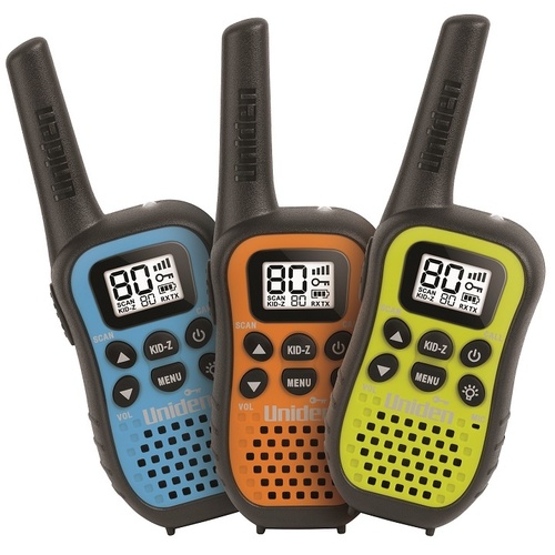Uniden UH45-3 Handheld UHF Radio Triple Colour Pack