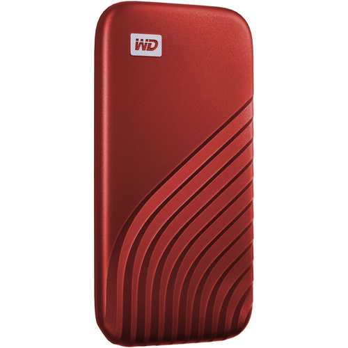 Western Digital My Passport SSD USB 3.2 Gen 2 Type-C Portable SSD (2TB, Red)