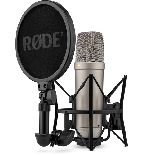 Rode NT1 5th Gen Digital Condenser Micophone with XLR Output, USB & DSP (Silver)