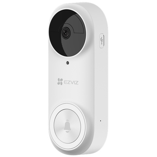 EZVIZ WiFi 2K Video Doorbell with Ultra-Wide Field of View and 2-Way Talk