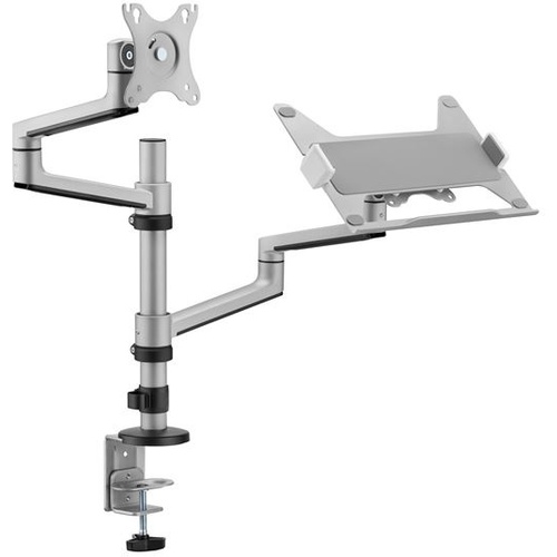 Brateck 17"-32" Dual Arm Premium Articulating Monitor Arm & PC Tray