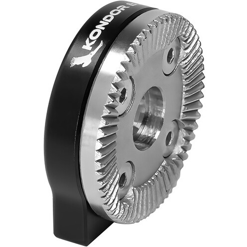 Kondor Blue Rosette Anti-Twist Cradle for Mini Quick Release Plates (Raven Black)