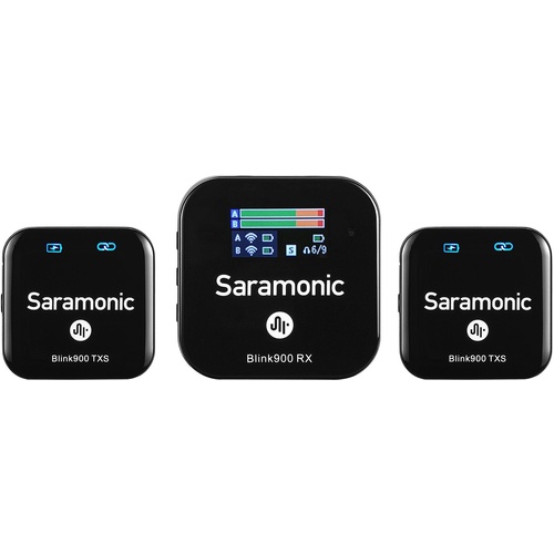 Saramonic Blink900 S20 Ultracompact 2.4GHz Dual-Channel Wireless Microphone System (2TX/1RX/BOX)