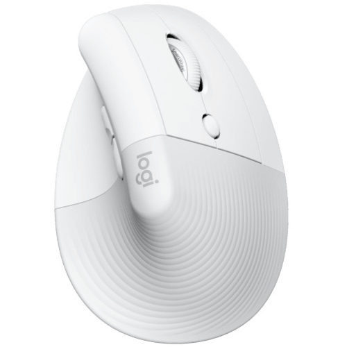 Logitech Lift Vertical Ergonomic Mouse (Off-White)