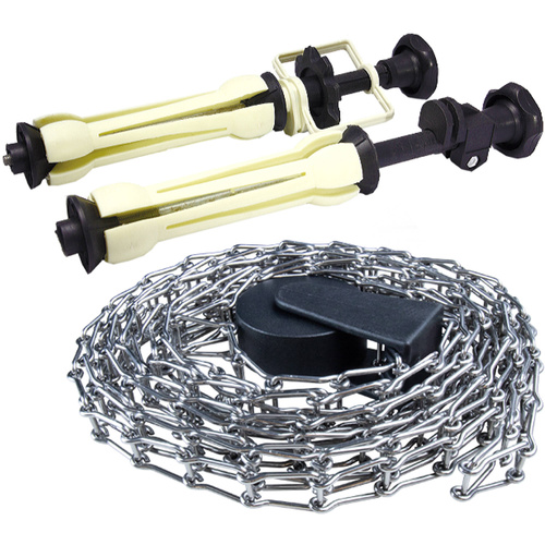 Kupo DS01MT Background Paper Drive Set with Metal Chain (Grey)