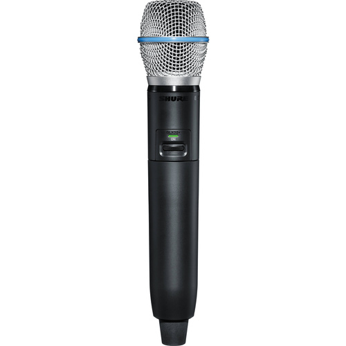 Shure GLXD2+ Dual-Band Wireless Handheld Transmitter with BETA 87A Microphone
