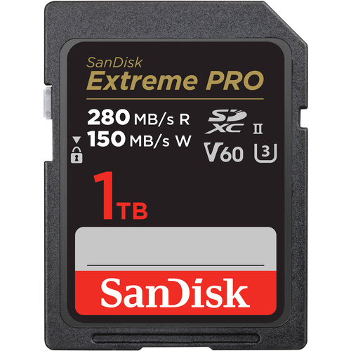 SanDisk 1TB Extreme PRO UHS-II SDXC Memory Card
