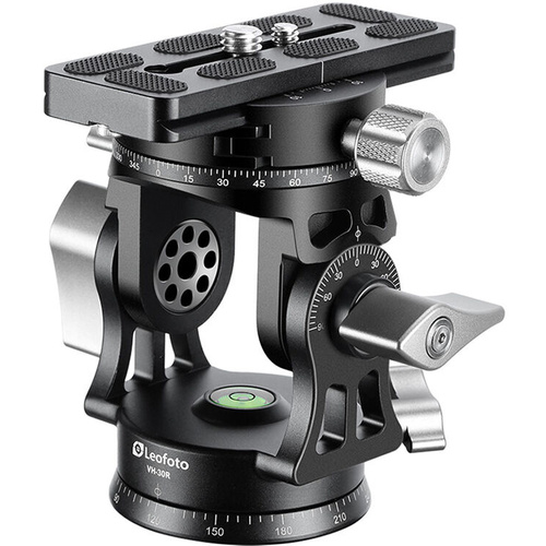 Leofoto VH-30-R 2-Way Monopod Head with Integrated Panning Clamp