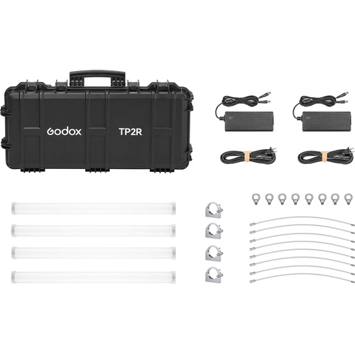 Godox TP2R Pixel RGB LED Tube Light (0.6m, 4-Light Kit)