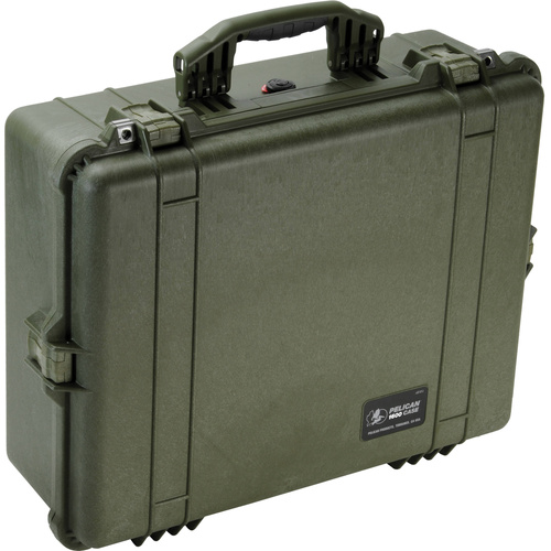 Pelican 1600 Case without Foam (Olive Drab Green)