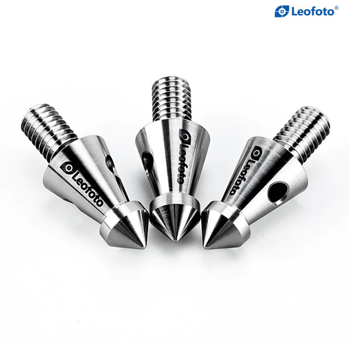 Leofoto TF-01 3/8" Titanium Tripod Foot Spikes (set of 3)