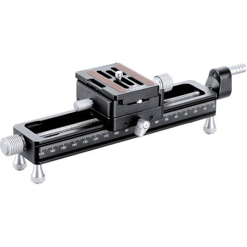 Leofoto MP-180S Macro Focusing Rail with Rotating Arca-Type QR System (18cm)