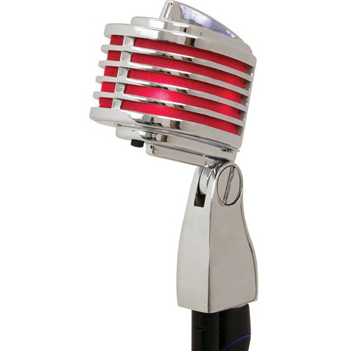 Heil Sound The Fin Dynamic Chrome Vocal Microphone (Red LEDs)