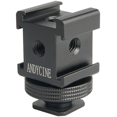 ANDYCINE Triple Shoe Mount with 1/4"-20 Ports