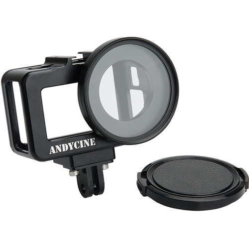 ANDYCINE Camera Cage for DJI Osmo Action Cameras with UV Filter and Lens Cap