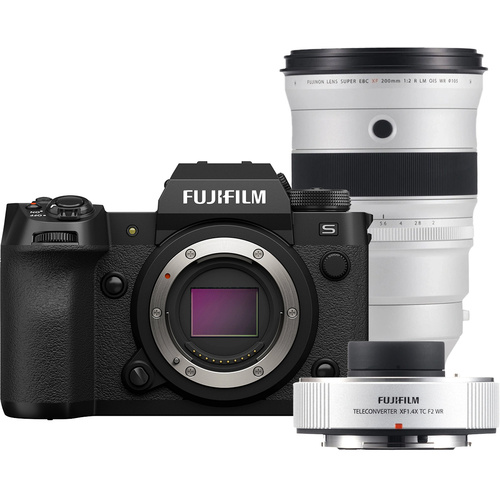 Fujifilm X-H2S Mirrorless Camera with XF 200mm f/2 OIS WR Lens Kit