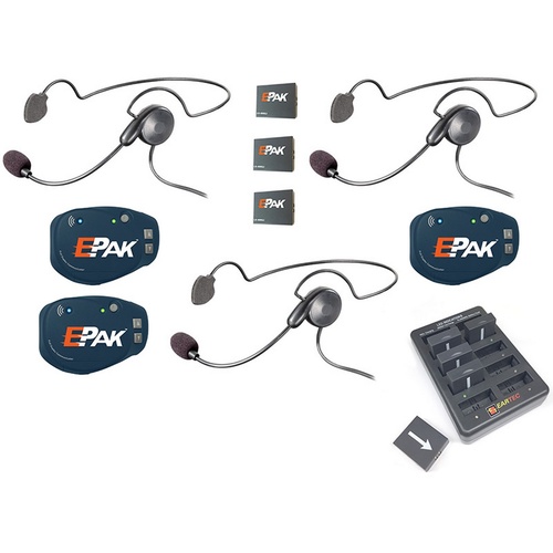 Eartec EP3CYB EPak 3 Person Wireless Headset System