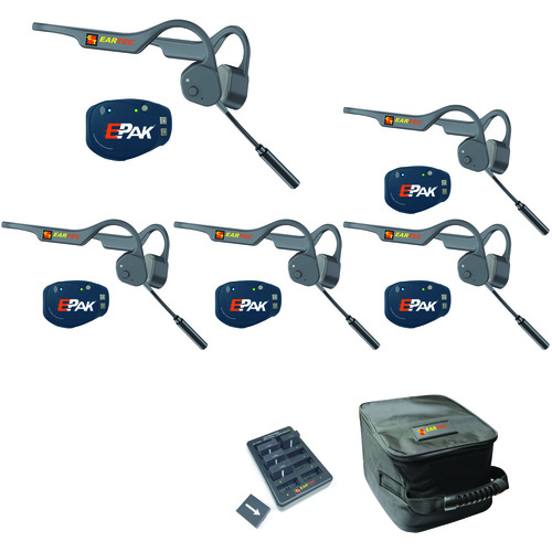Eartec EP5LZ EPak Pro 5 Person Wireless Headset System