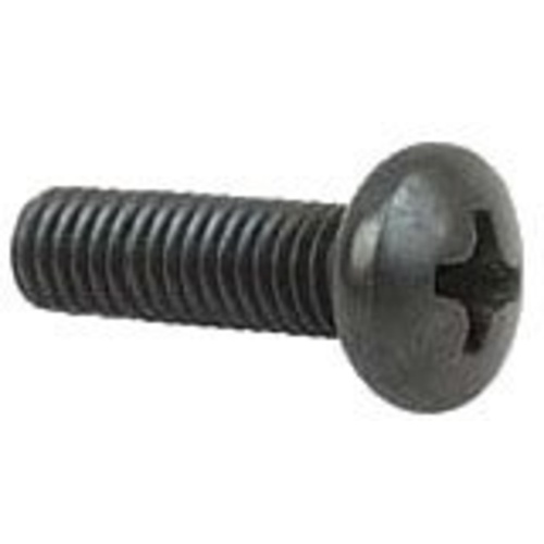 Penn Elcom S1160K M6 Pozidriv Pan Head Screw (Black, Single)