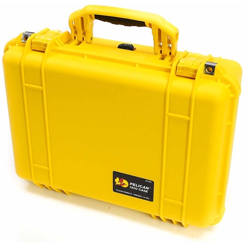 Pelican 1500 Case (Yellow, No Foam)