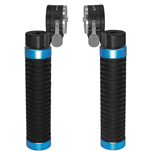 Kondor Blue Quick Release Rosette Handgrip Set (Left and Right, Raven Black)