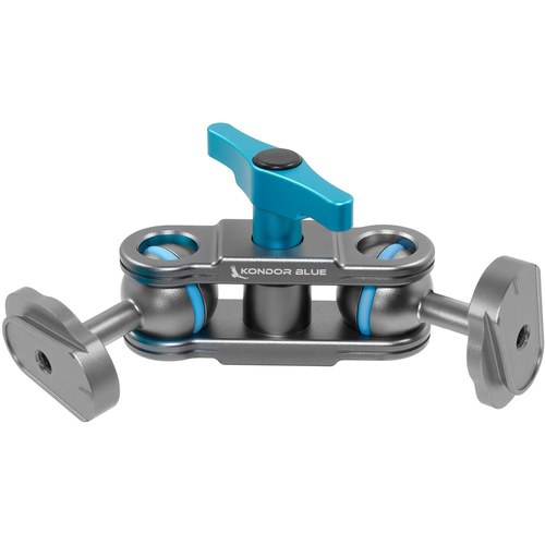 Kondor Blue 5.5" Cine Magic Arm with Double Ball Heads (Mini Quick Release, Space Grey)